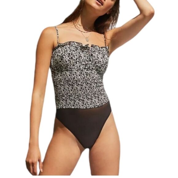 FREE PEOPLE Bardot Bodysuit Size SMALL - Picture 8 of 14